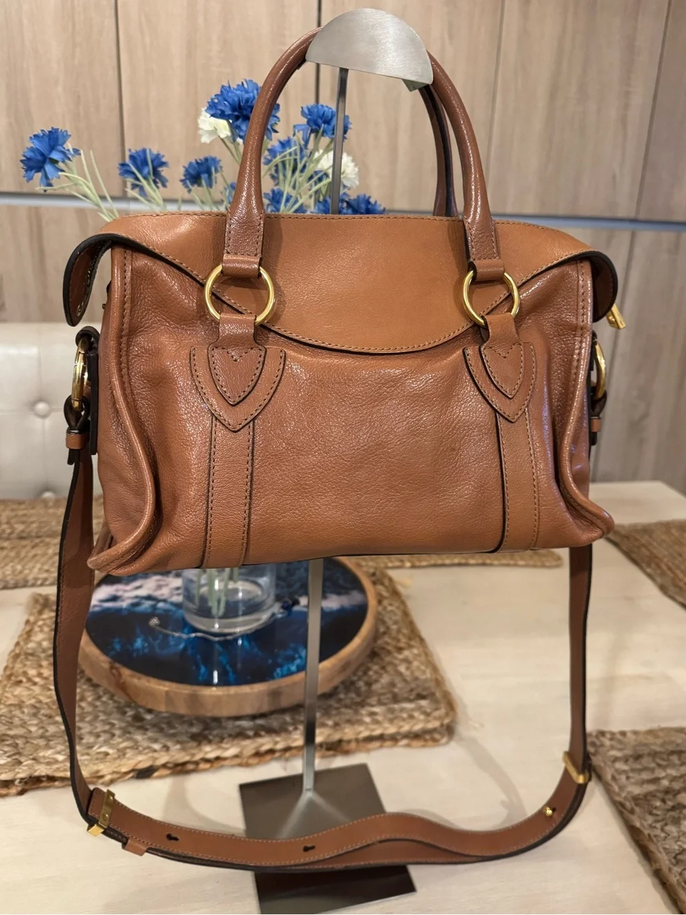 AUTHENTIC Marc Jacobs LUXURY LINE GOATSKIN LEATHER Satchel Tote Bag - was $1250! - Picture 3 of 13
